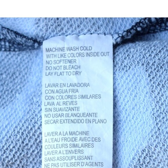 Fabletics Leah Navy Camo Oversized Hooded Sweatshirt - Picture 11 of 11